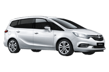 Car Hire Fulham - Vauxhall Zafira 5 + 2 - Minibus hire Fulham